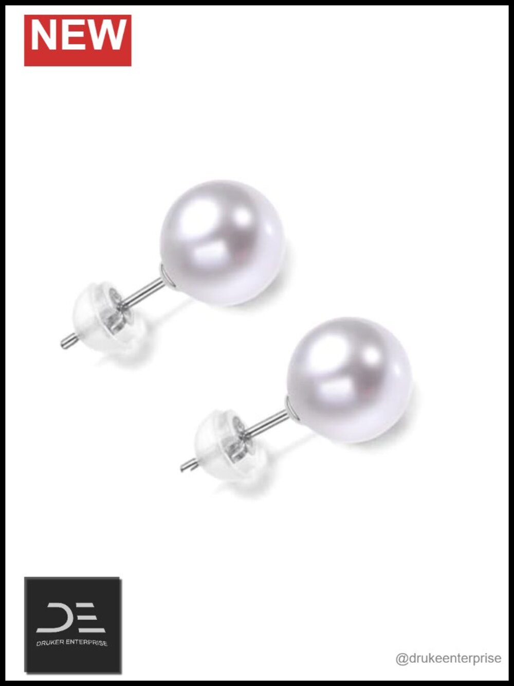 Akoya Pearl Drop Earrings 18K Gold Fine Jewelry Gift for Women